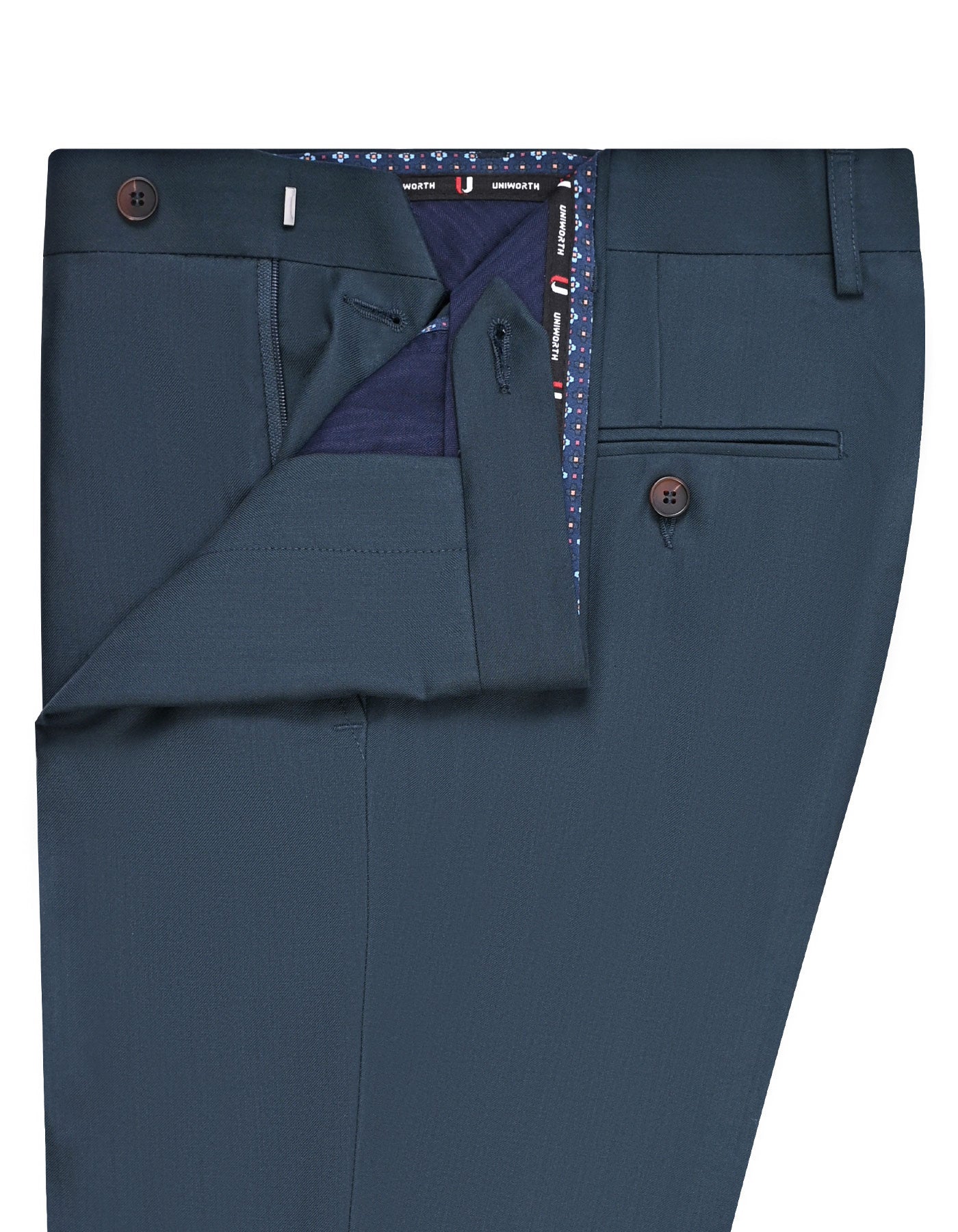 Green Plain Formal Trouser Smart Fit FT523S-32