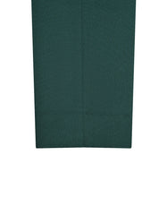 Green Plain Classic Fit Formal Trouser
