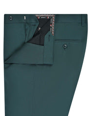 Teal Plain Formal Trouser Smart Fit FT531S-32