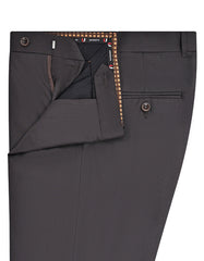 Chocolate Plain Formal Trouser Smart Fit FT537-1S-32