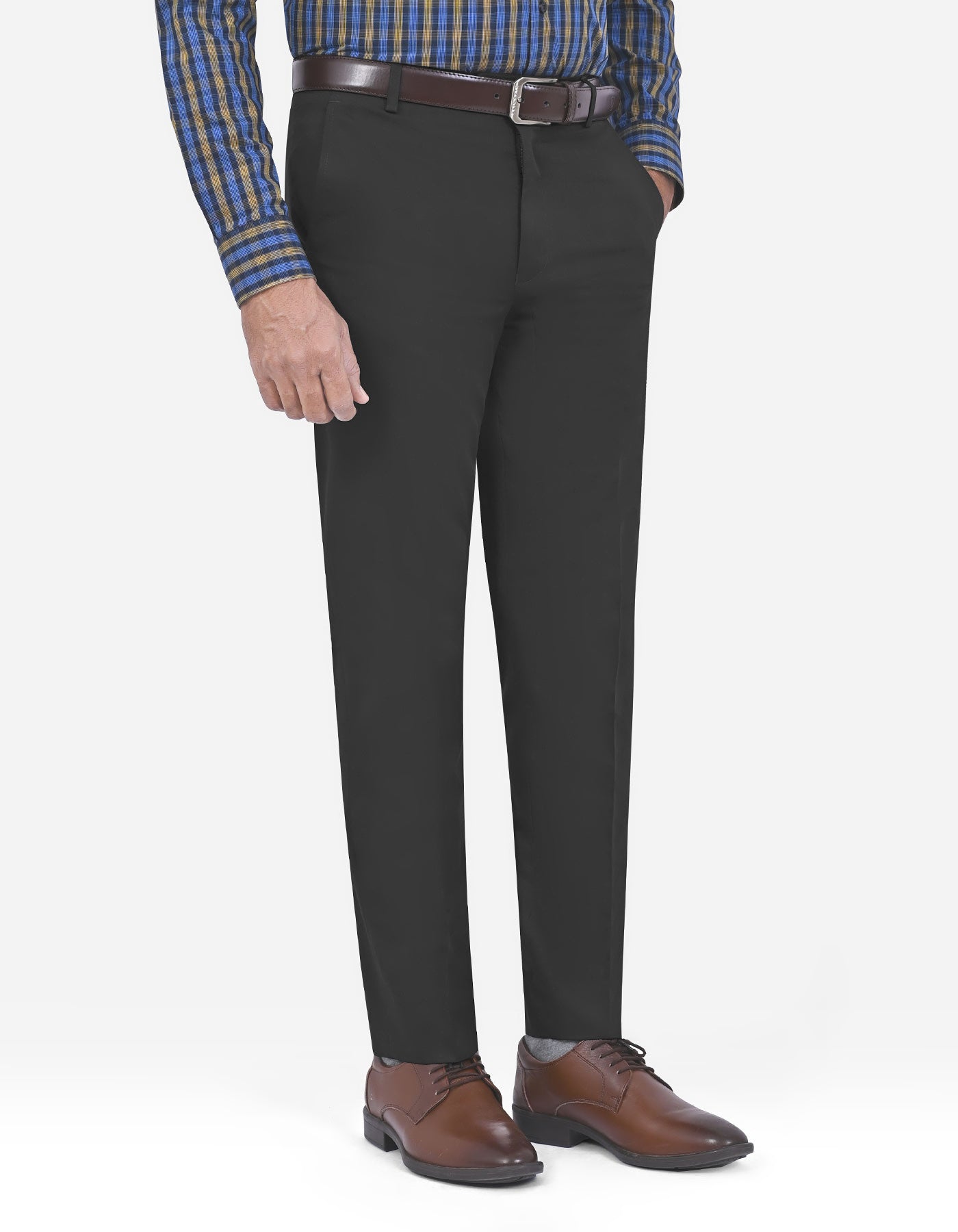 Black Plain Formal Trouser Classic Fit FT570-3C-32