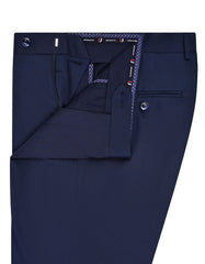 Navy Plain Formal Trouser Tailored Smart Fit FT571-2S-32