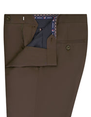 Chocolate Plain Formal Trouser Classic Fit FT573-3C-34