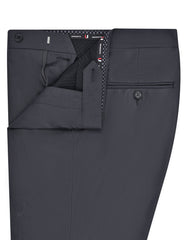 D Charcoal Plain Formal Trouser Smart Fit FT577S-32