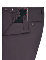 Chocolate Plain Formal Trouser Classic Fit FT579C-32