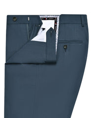D Grey Plain Formal Trouser Smart Fit FT580S-32