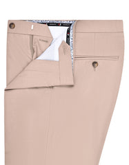 Beige Plain Formal Trouser Classic Fit FT582-1C-32