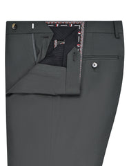 D Olive Plain Formal Trouser Smart Fit FT585S-32