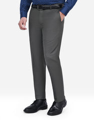 D Olive Plain Formal Trouser Smart Fit FT585S-30
