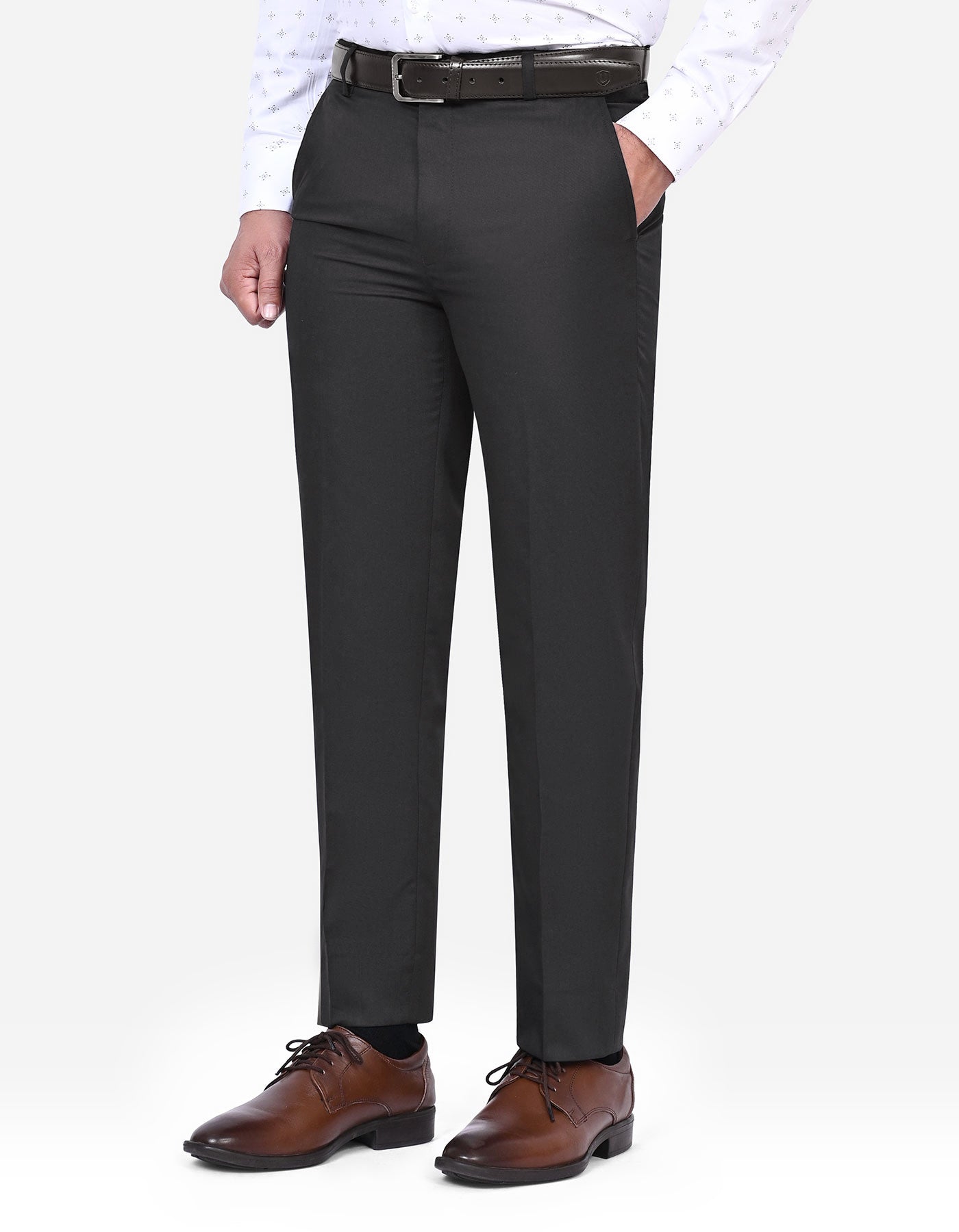 Black Plain Formal Trouser Classic Fit FT597C-30