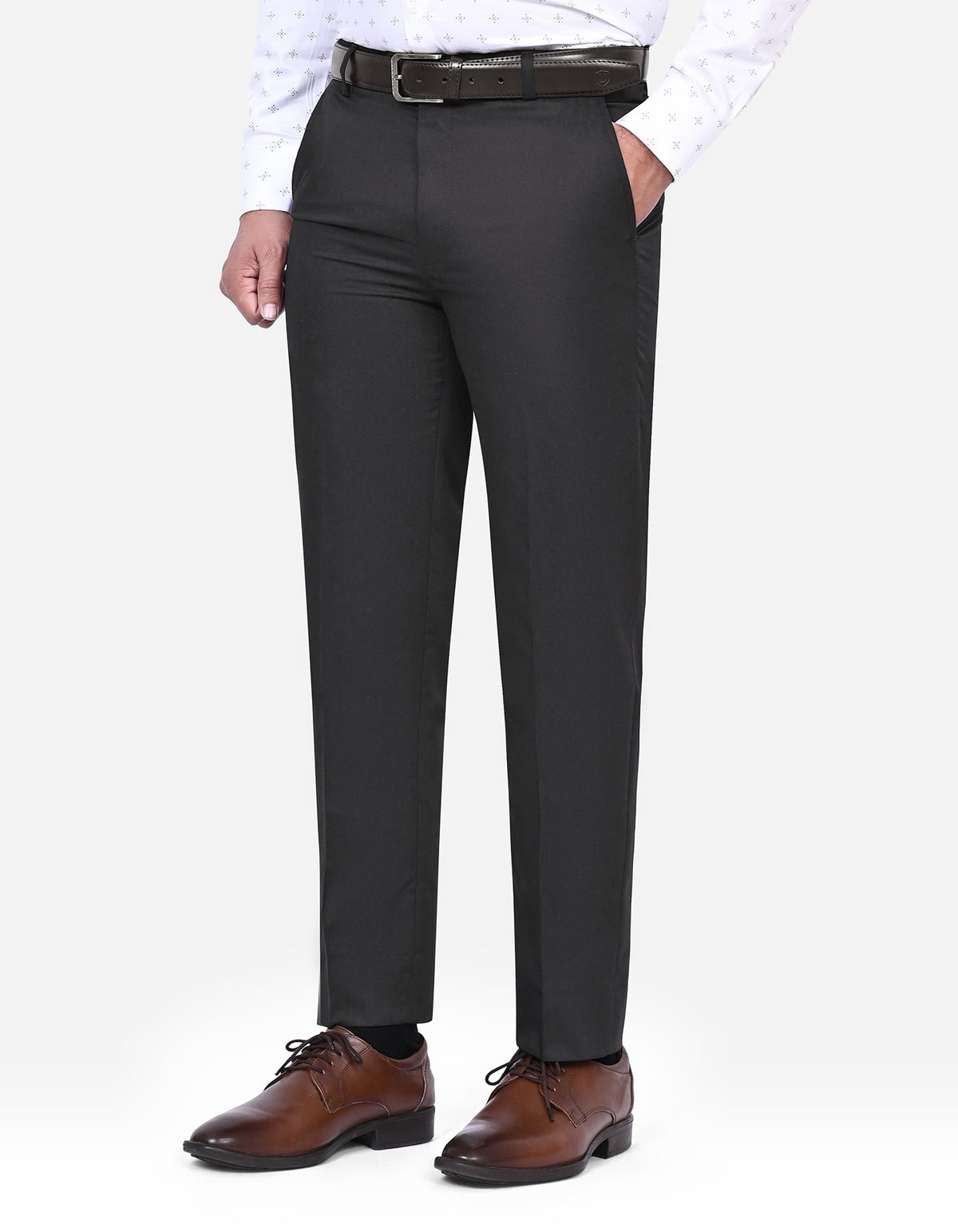Black Plain Formal Trouser Classic Fit FT597C-30