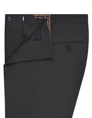 Black Plain Formal Trouser Tailored Smart Fit FT597S-32