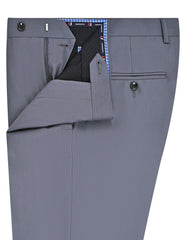 Grey Plain Formal Trouser Classic Fit FT598C-32