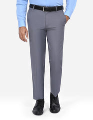 Grey Plain Formal Trouser Classic Fit FT598C-30