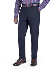 Navy Plain Formal Trouser Classic Fit FT599C-30