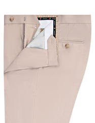 Beige Plain Formal Trouser Tailored Smart Fit FT610-1S-32