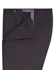 Chocolate Plain Formal Trouser Classic Fit FT614-1C-32