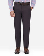 Chocolate Plain Formal Trouser Smart Fit FT614-1S-30