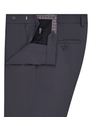 Charcoal Plain Formal Trouser Smart Fit FT615-1S-32
