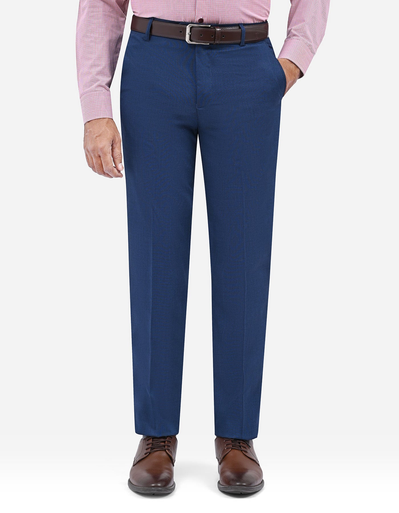 Navy Texture Formal Trouser Classic Fit FT625C-30