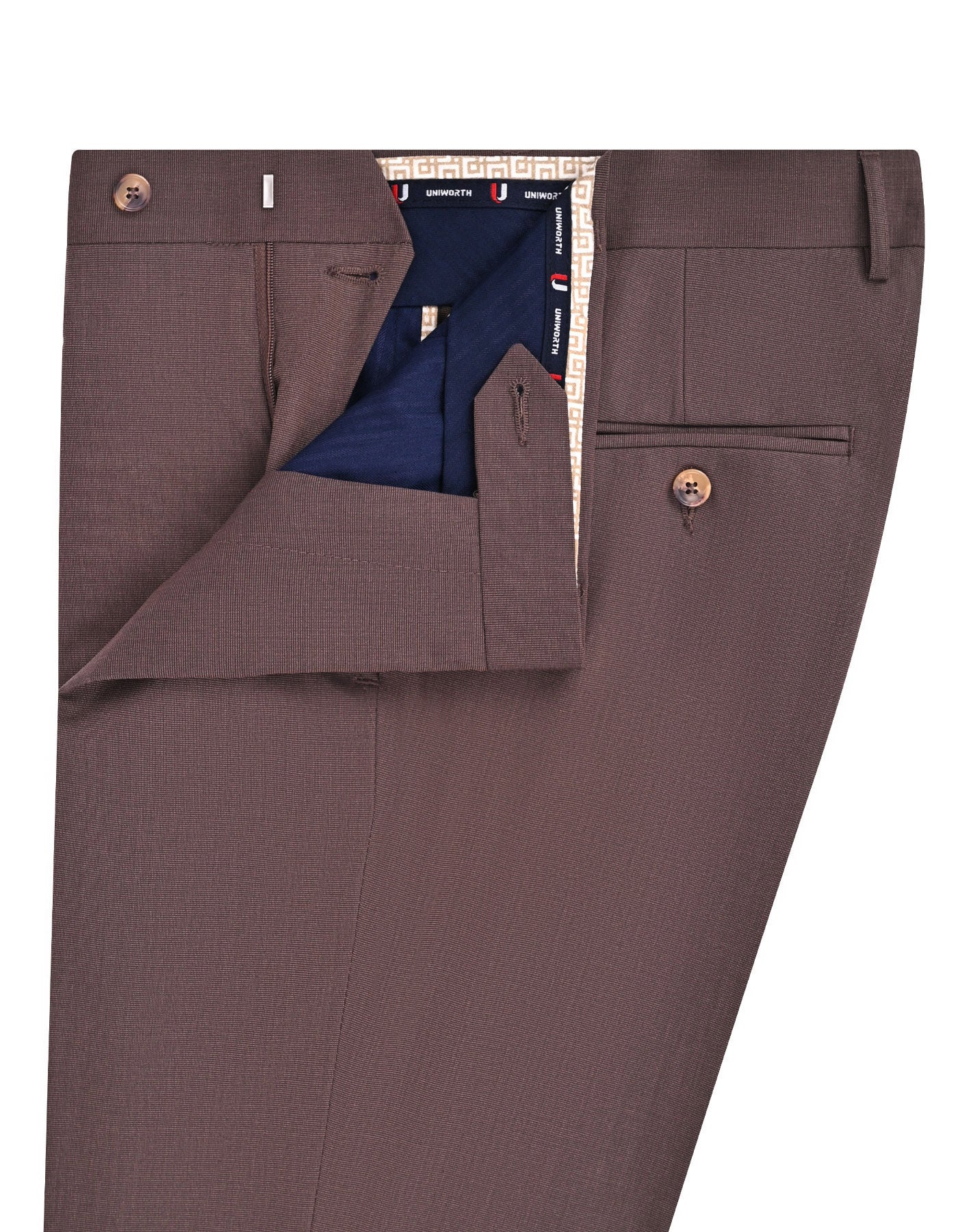Chocolate Texture Formal Trouser Classic Fit FT626C-32