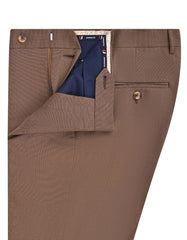 L Brown Texture Formal Trouser Classic Fit FT627-1C-32