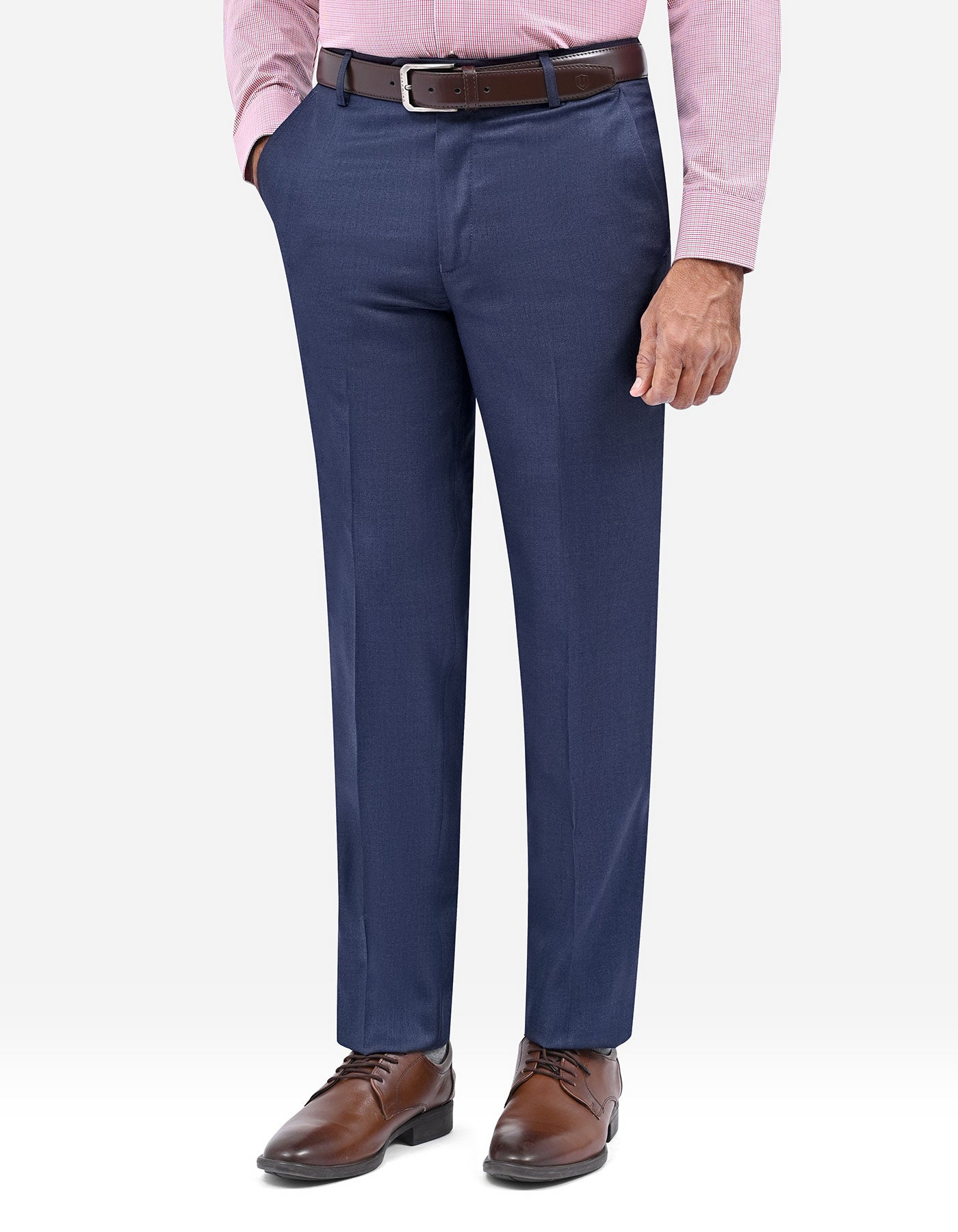 Navy Texture Formal Trouser Classic Fit FT631-1C-30