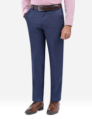 Navy Texture Formal Trouser Tailored Smart Fit FT631-1S-30