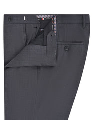 Charcoal Texture Formal Trouser Classic Fit FT633-1C-32