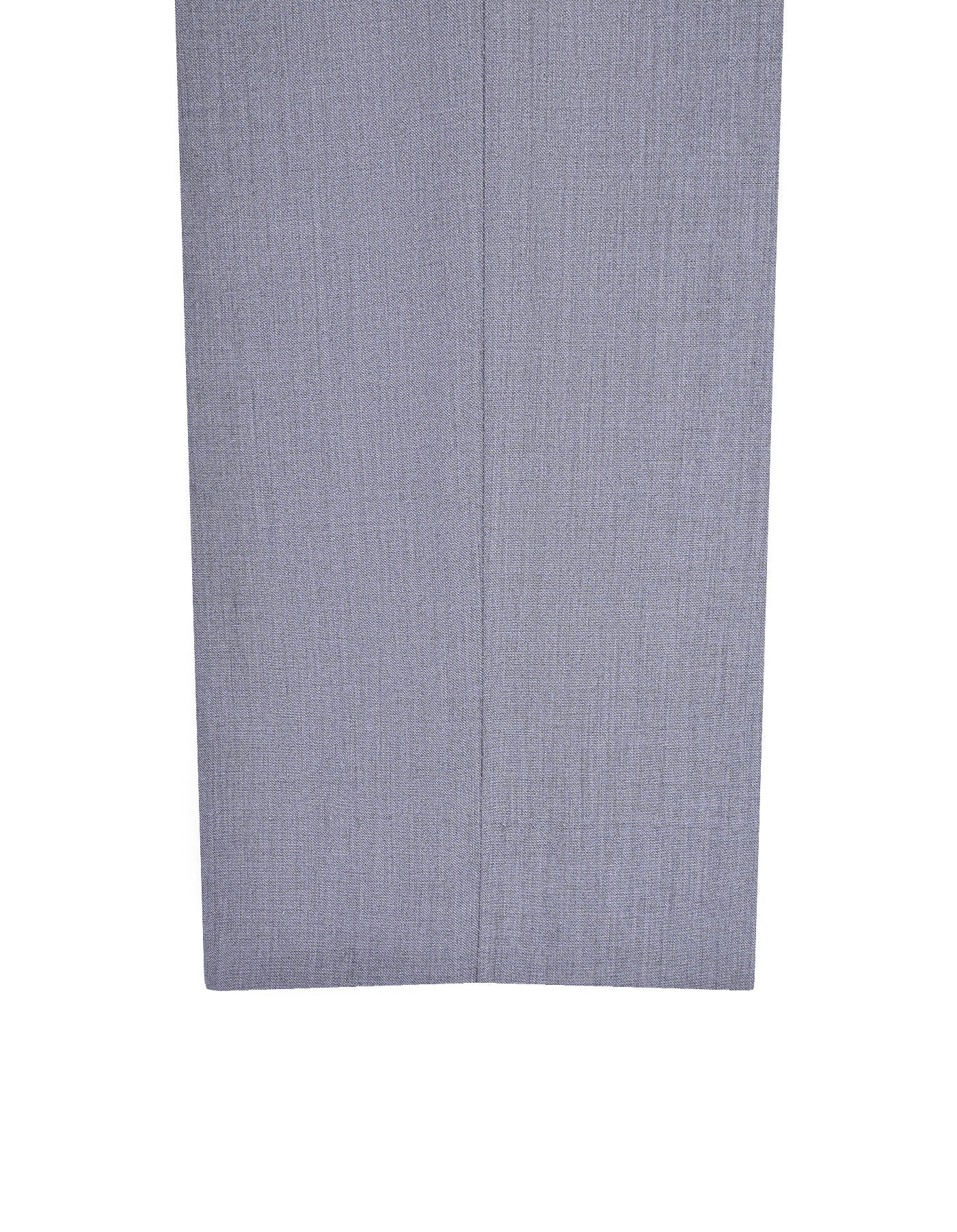 Grey Plain Formal Trouser Classic Fit FT686C-34