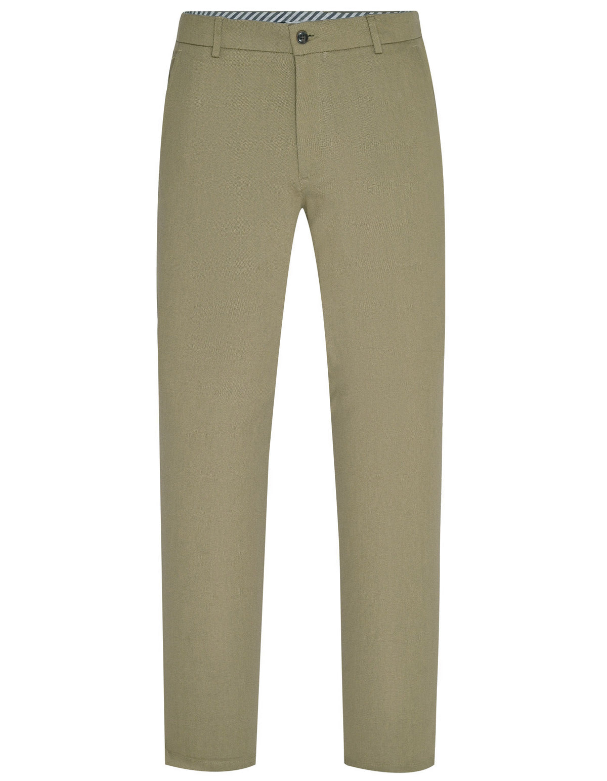 Khaki Classic Fit Cotton Trouser FTC2425C-28