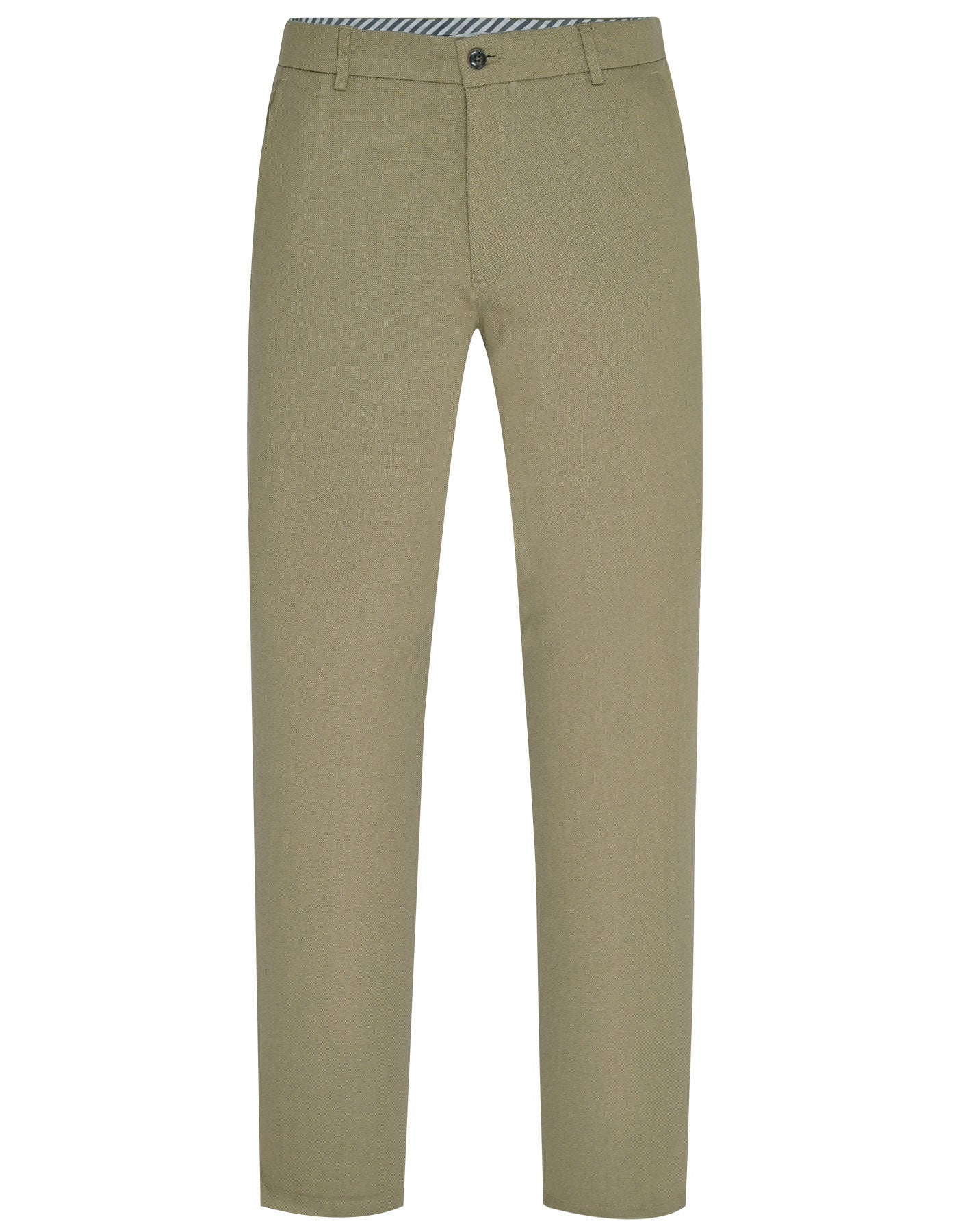 Khaki Smart Fit Cotton Trouser FTC2425S-28