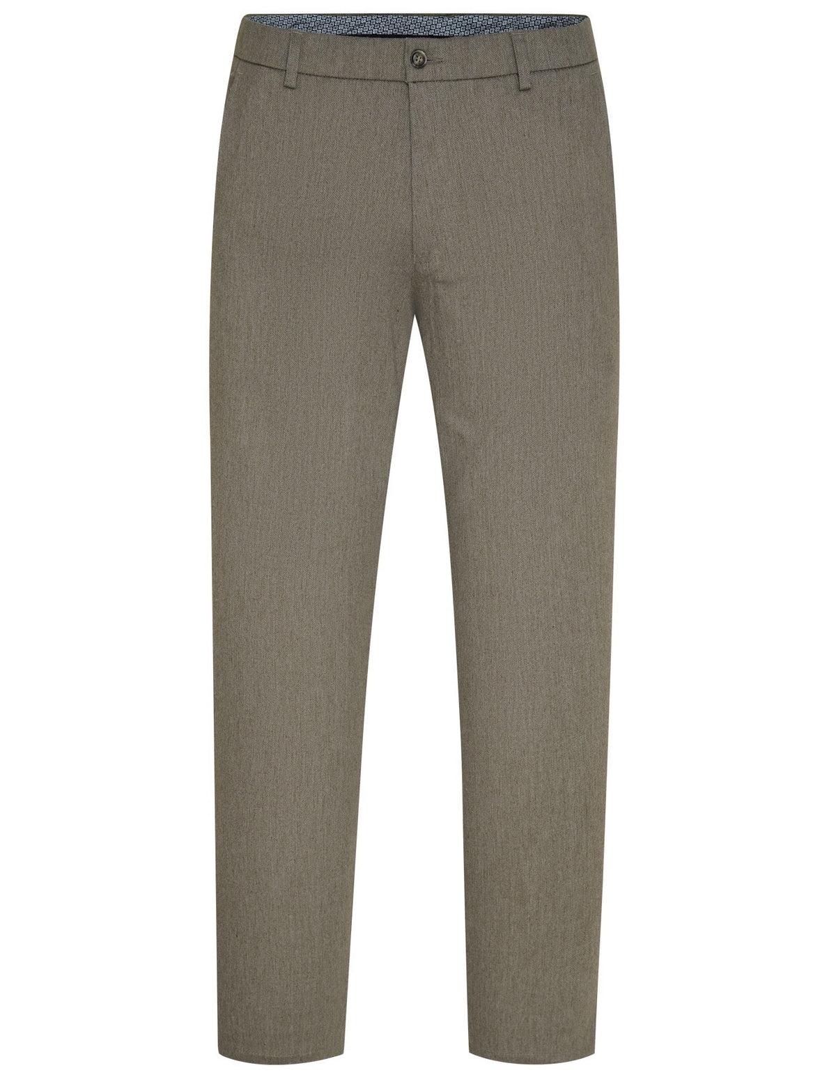 Olive Smart Fit Cotton Trouser FTC2427S-32