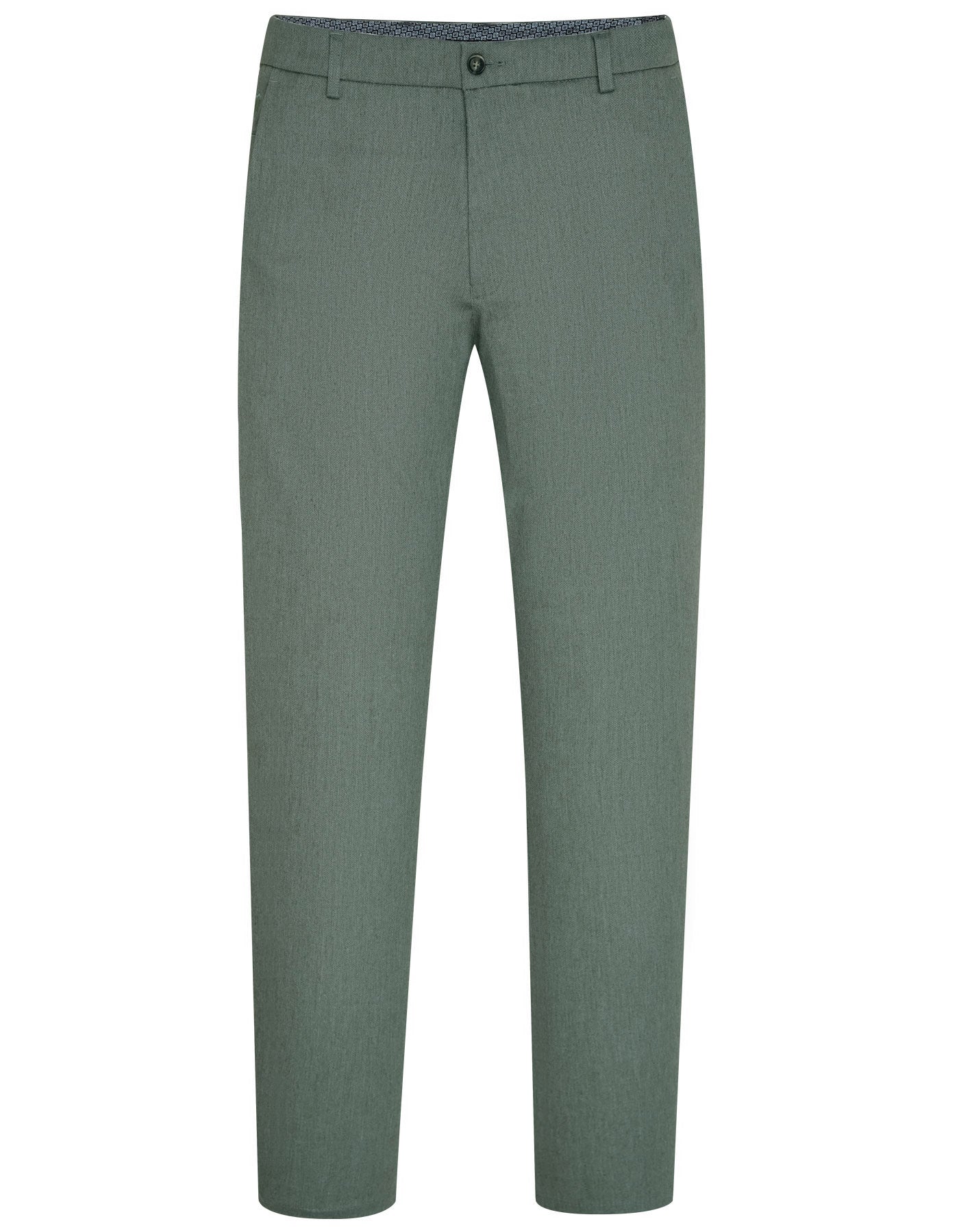 L Olive Classic Fit Cotton Trouser FTC2429C-32