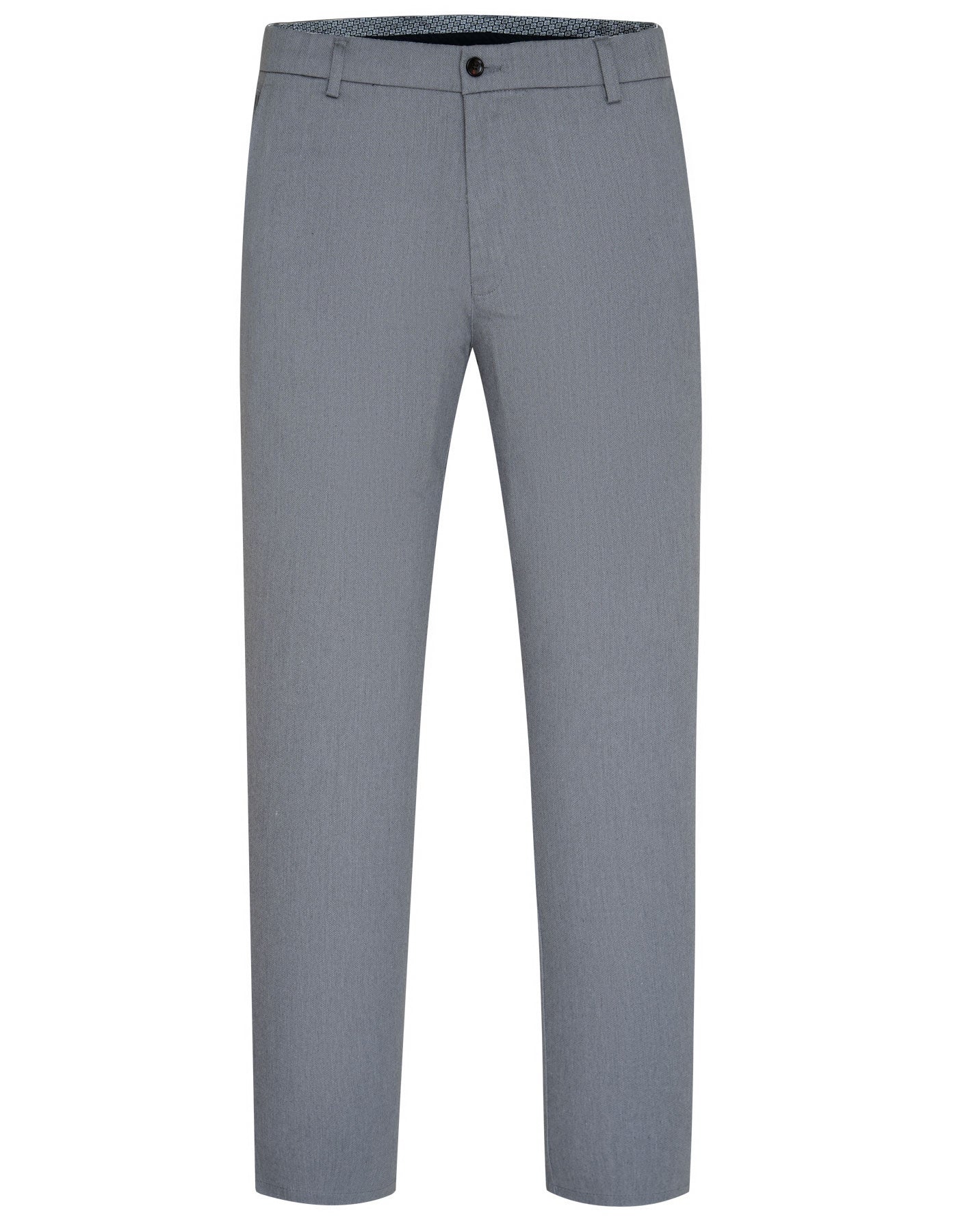 Grey Smart Fit Cotton Trouser FTC2430S-32