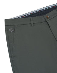 D Grey Smart Fit Cotton Trouser FTC2433C-32