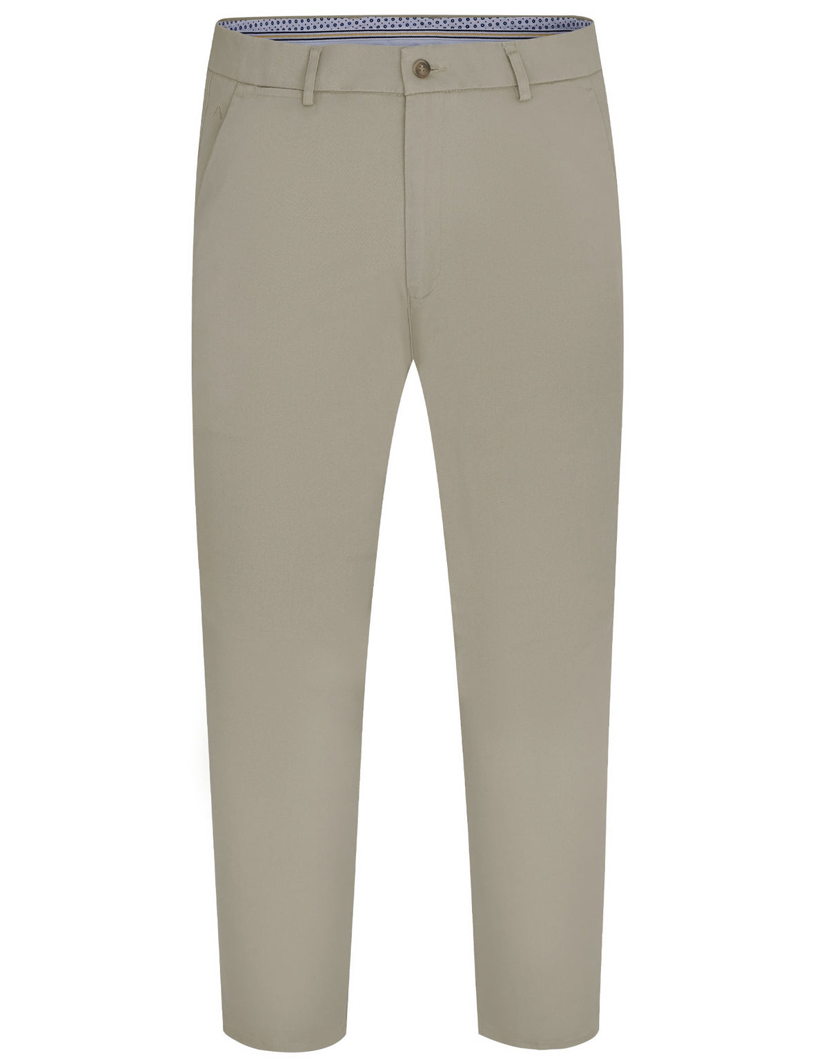 Khaki Smart Fit Cotton Trouser FTC2437S-28