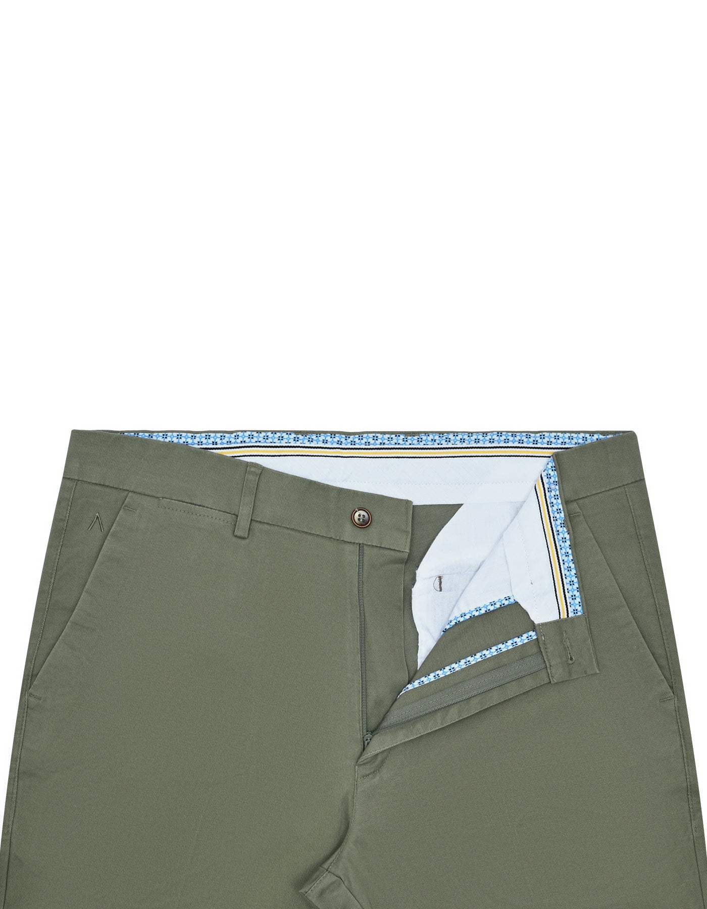 Olive Classic Fit Cotton Trouser FTC2445C-30