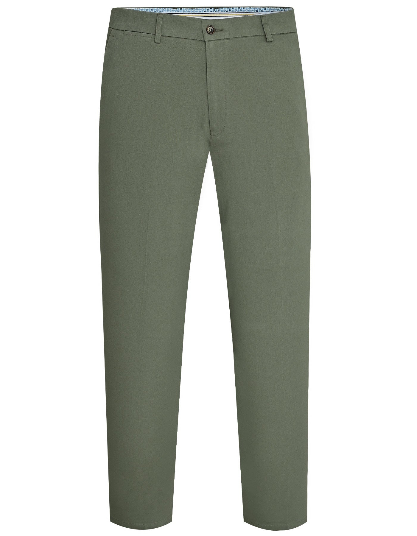 Olive Classic Fit Cotton Trouser FTC2445C-28