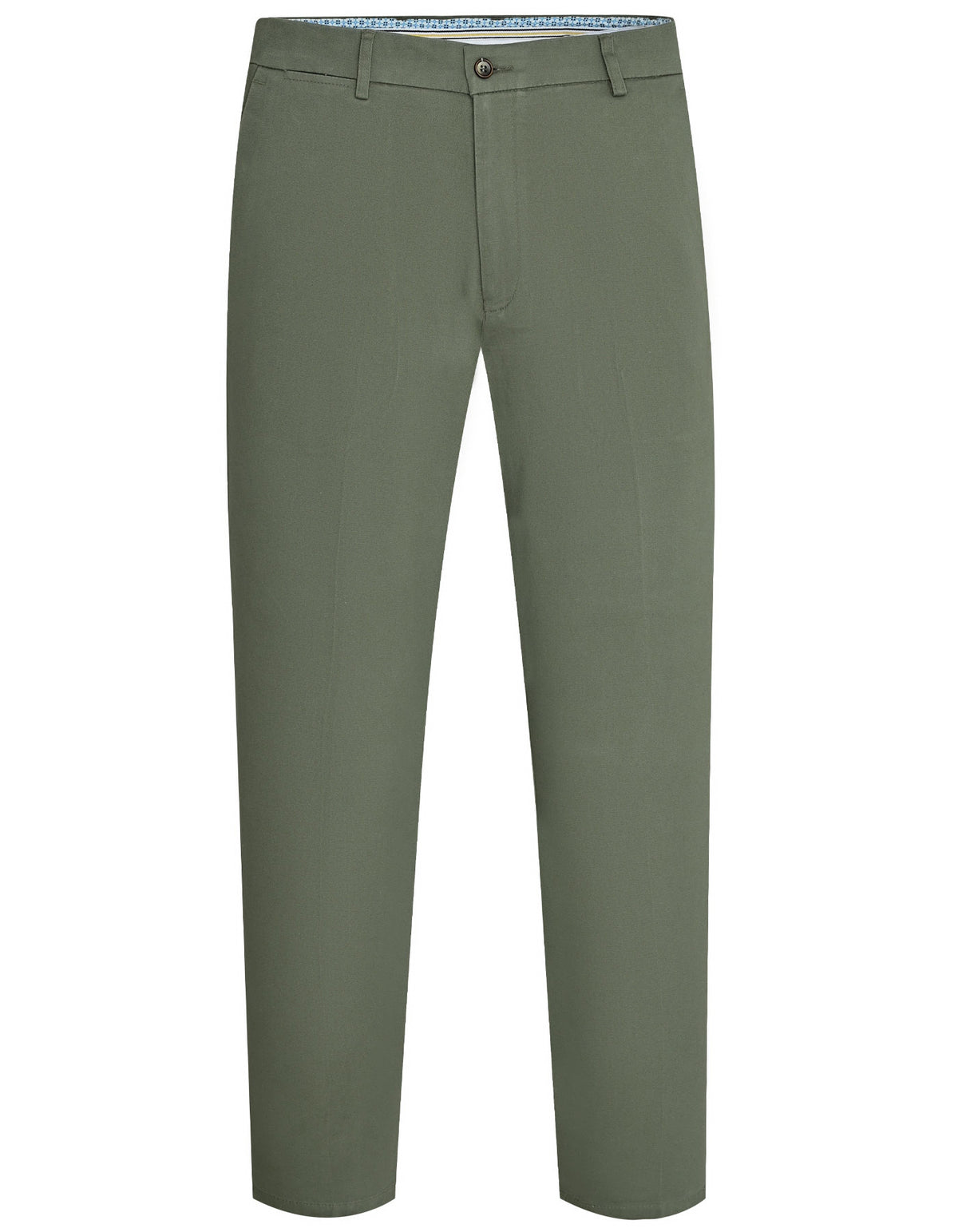 Olive Classic Fit Cotton Trouser FTC2445C-28
