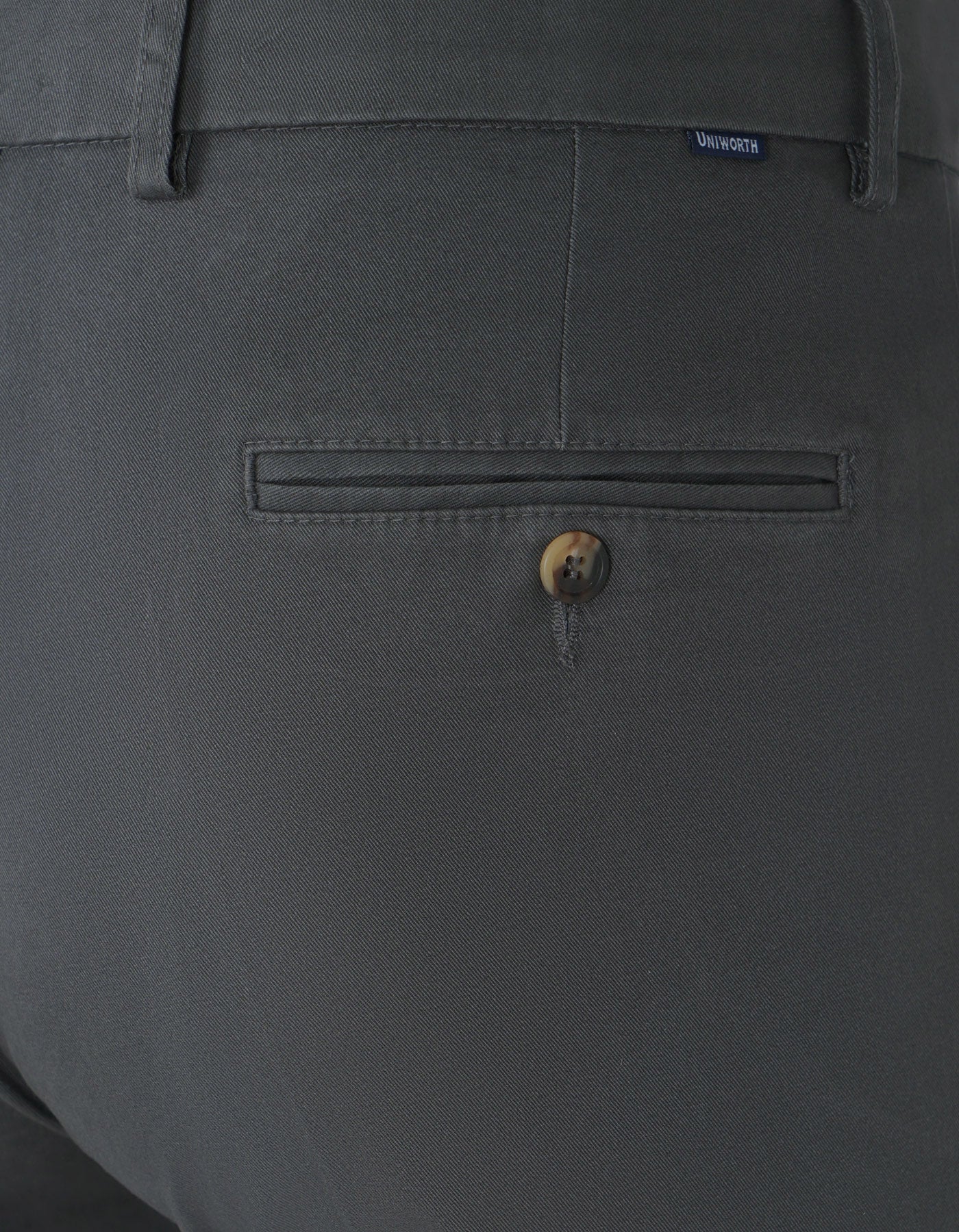 Grey Smart Fit Cotton Trouser FTC2446S-34