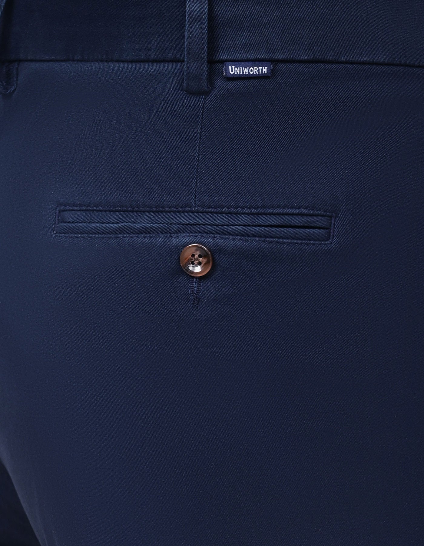 Navy Classic Fit Cotton Trouser FTC2448C-34