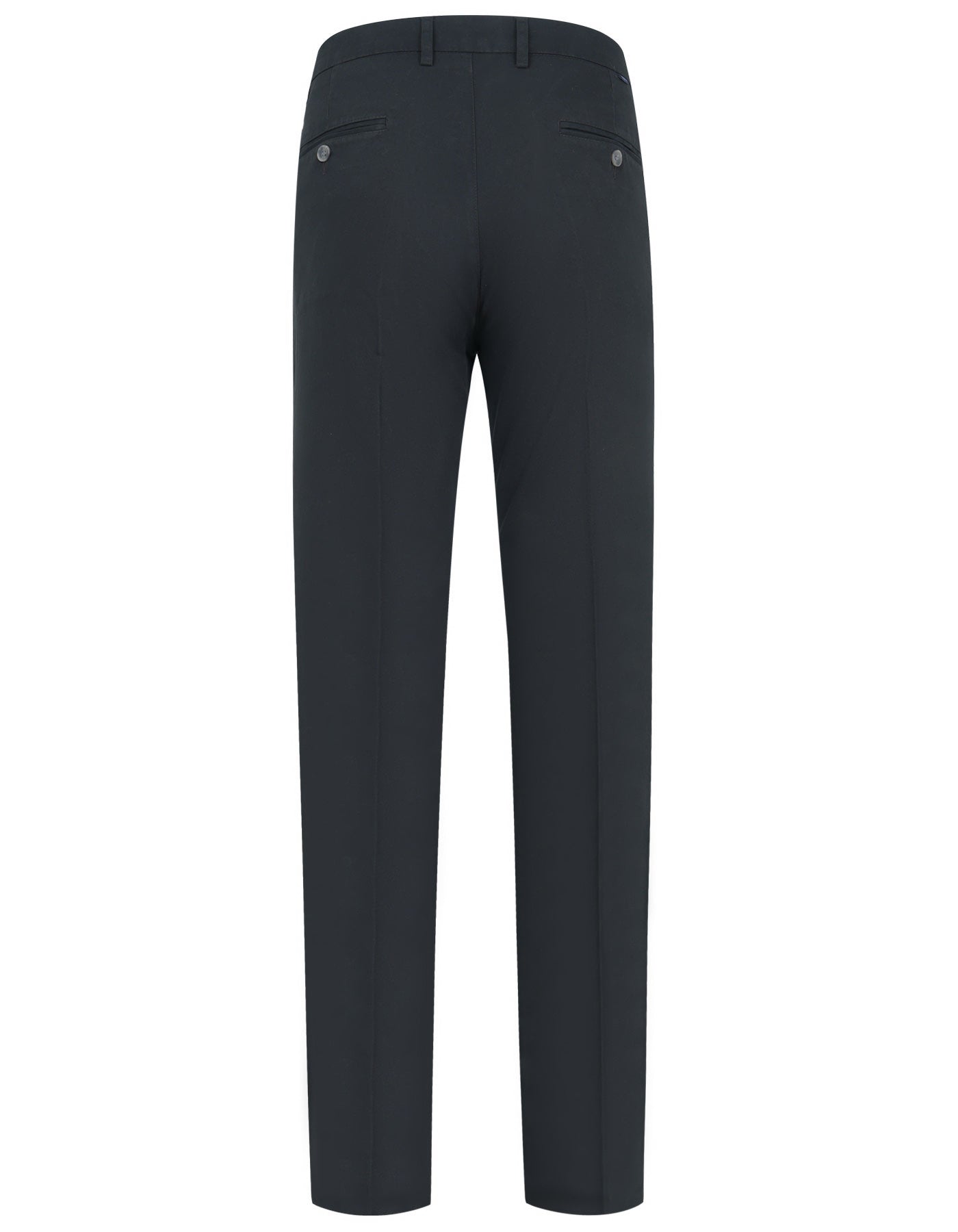 Black Classic Fit Cotton Trouser FTC2449C-36