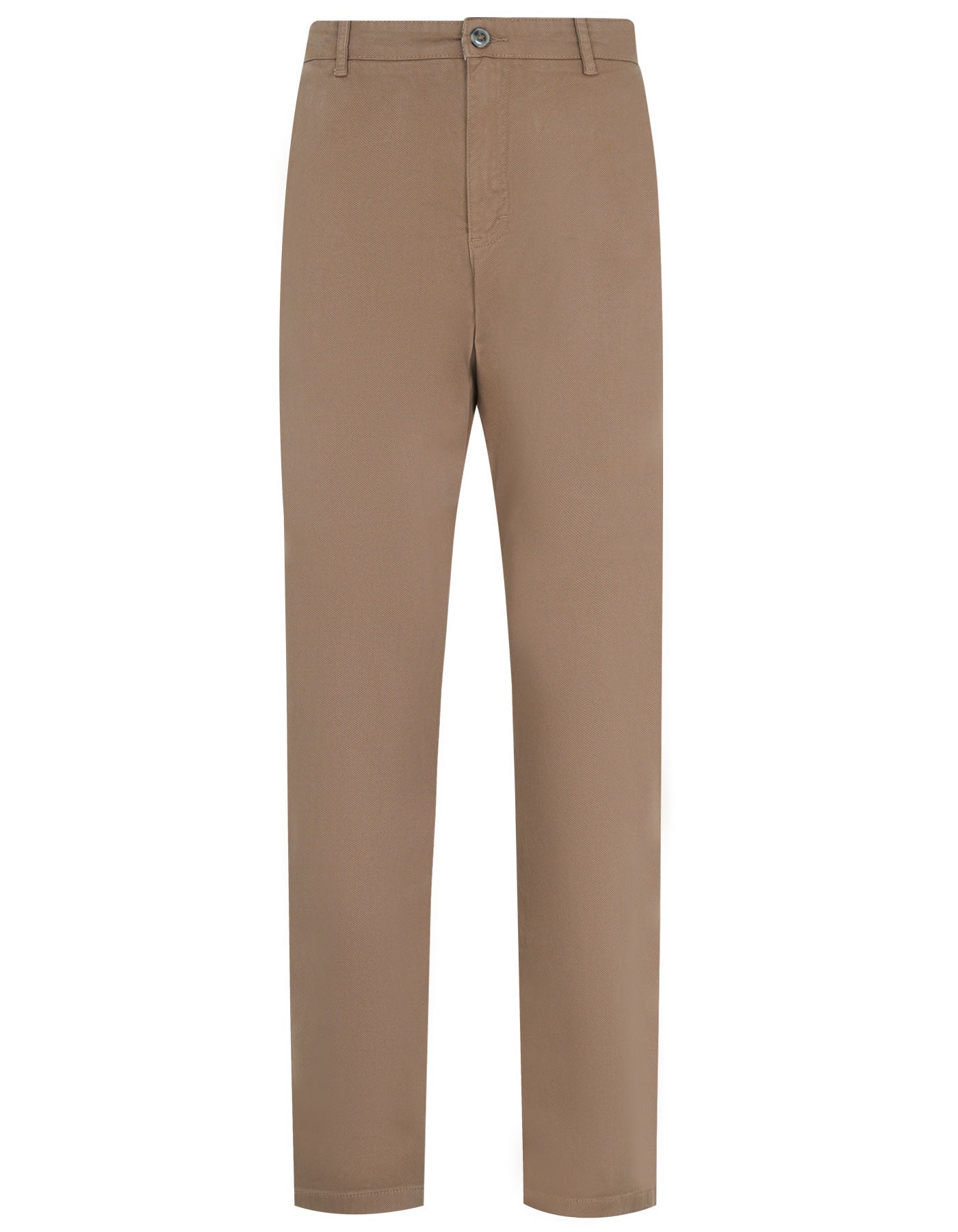 Brown Smart Fit Cotton Trouser FTC2451S-28