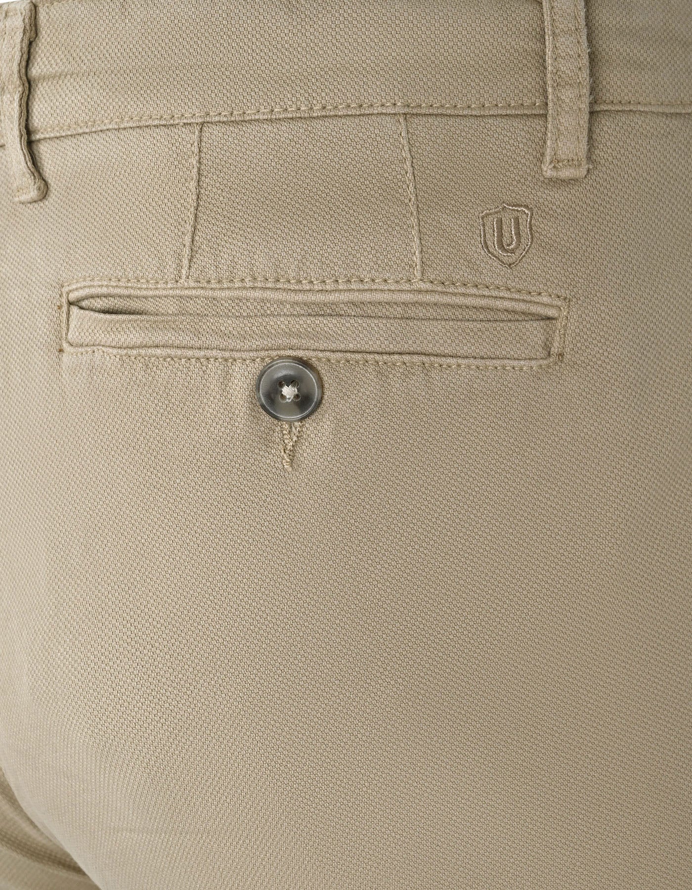 Khaki Smart Fit Cotton Trouser FTC2454S-34