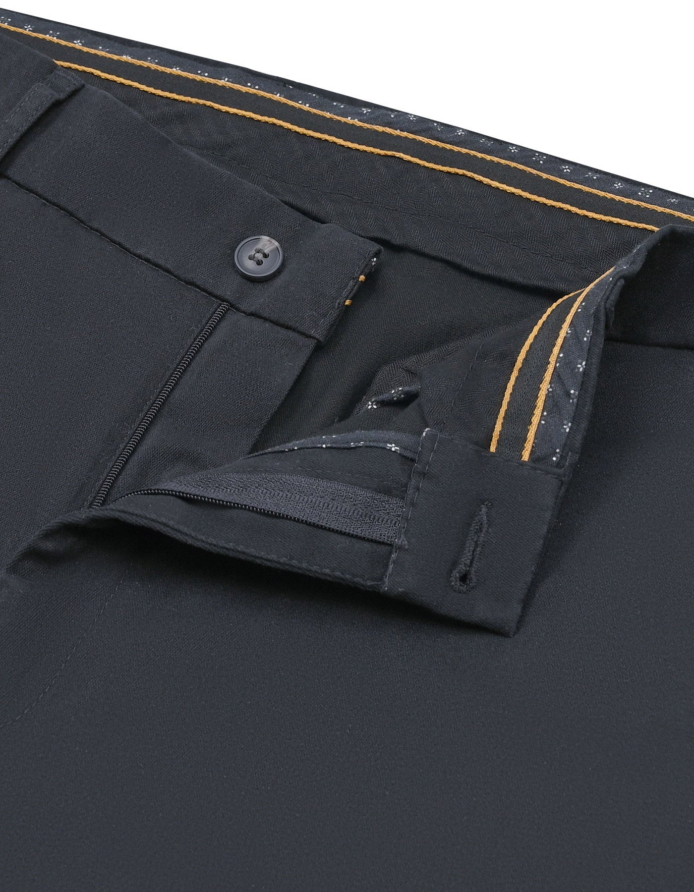 Black Smart Fit Cotton Trouser FTC2457S-30