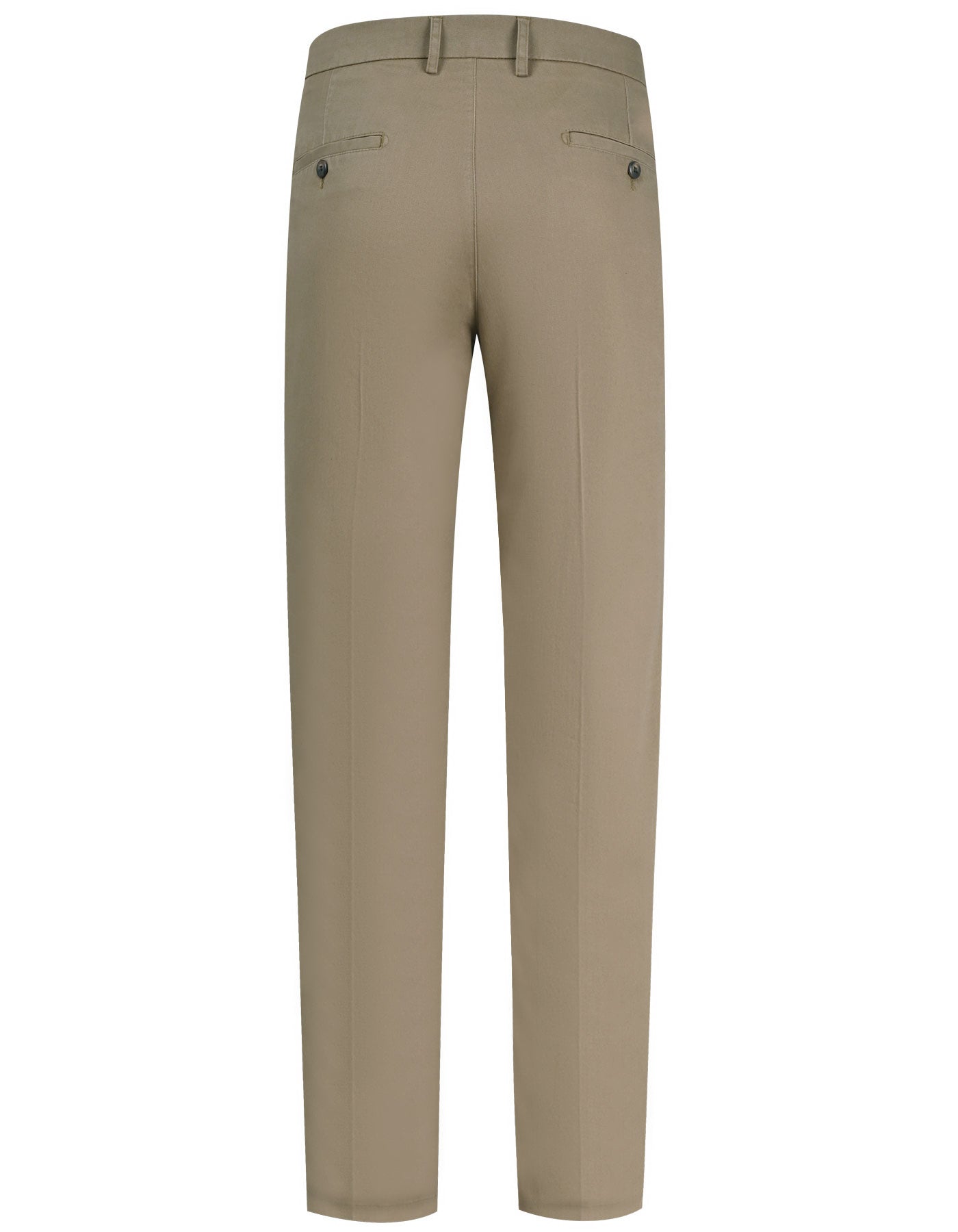 D Khaki Classic Fit Cotton Trouser FTC2459C-36