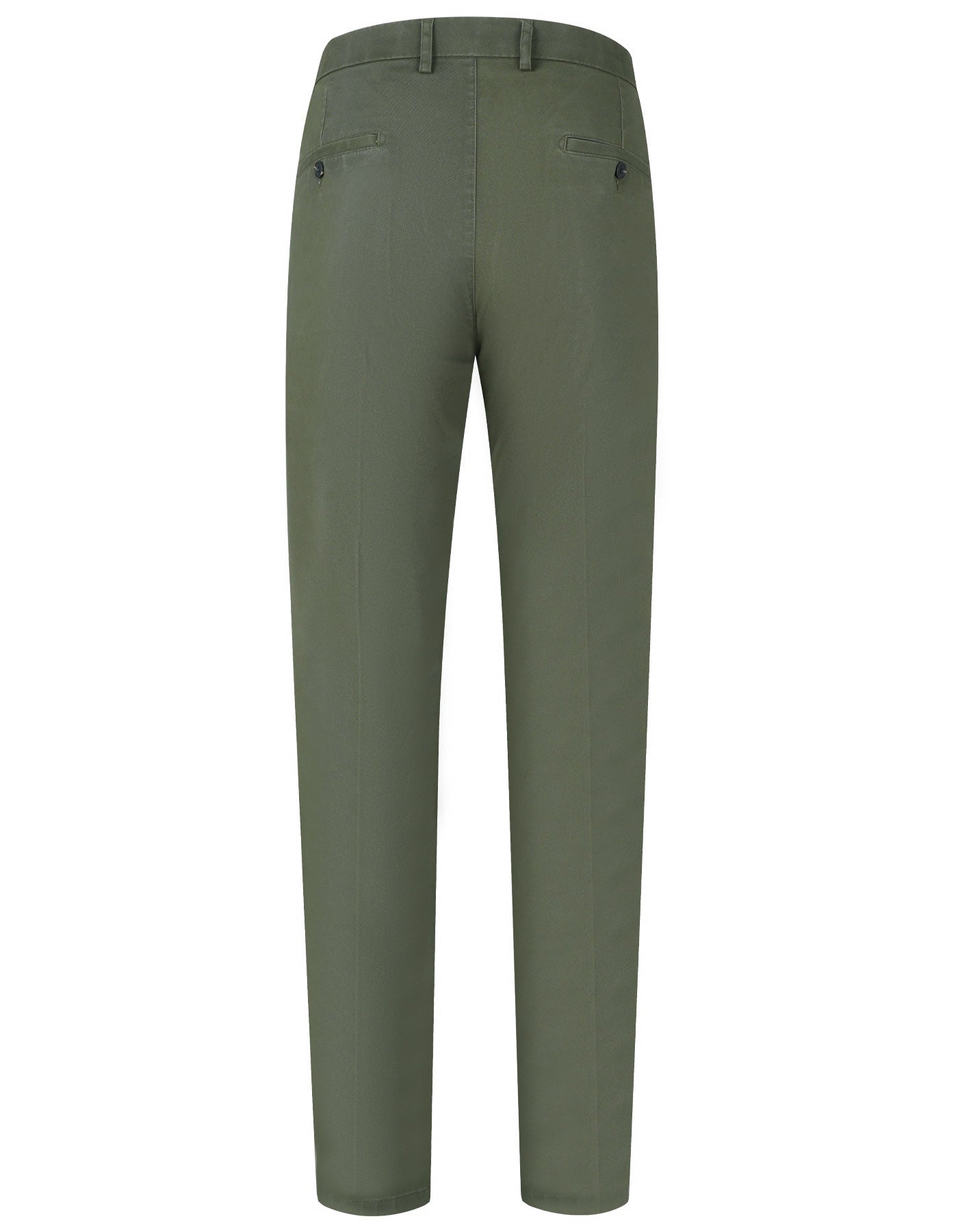 D Olive Smart Fit Cotton Trouser FTC2461S-36