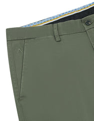 D Olive Smart Fit Cotton Trouser FTC2461S-32