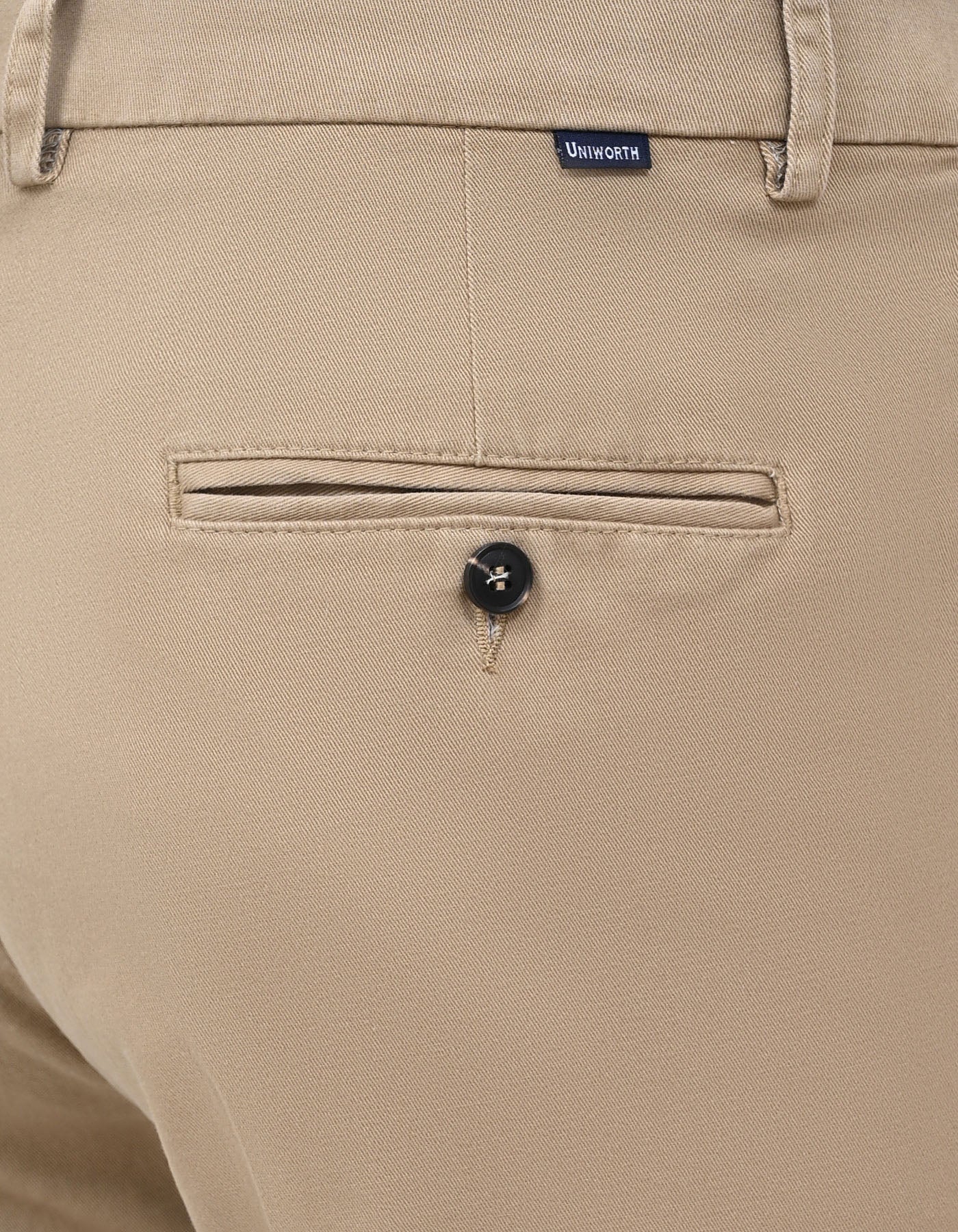 Khaki Smart Fit Cotton Trouser FTC2500S-34